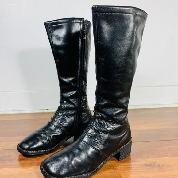 Shoes - Punk, retro leather boots